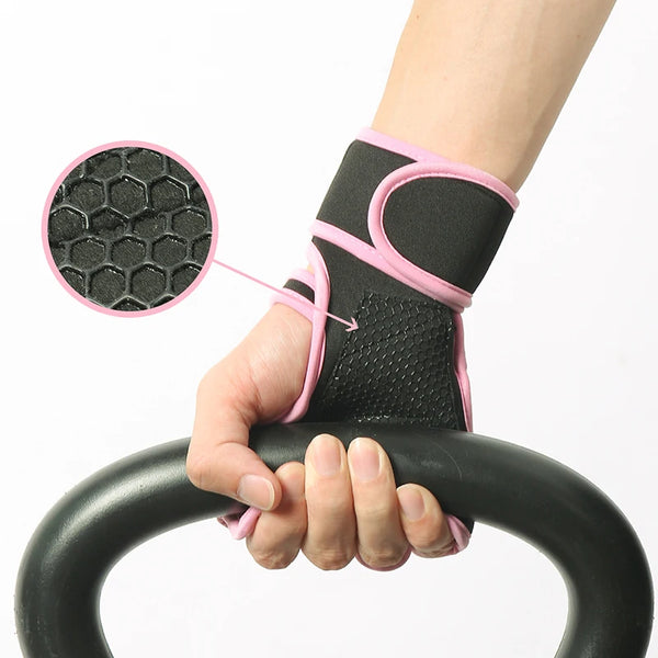 Gants Fitness Roses Antidérapants