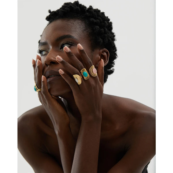Bague Pierre Naturelle Élégante