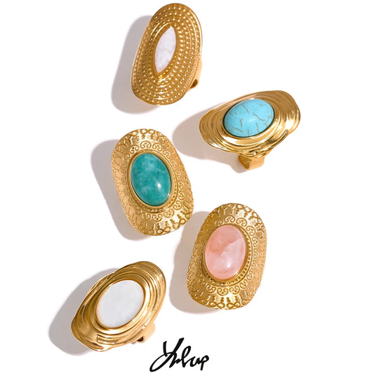 Bague Pierre Naturelle Élégante
