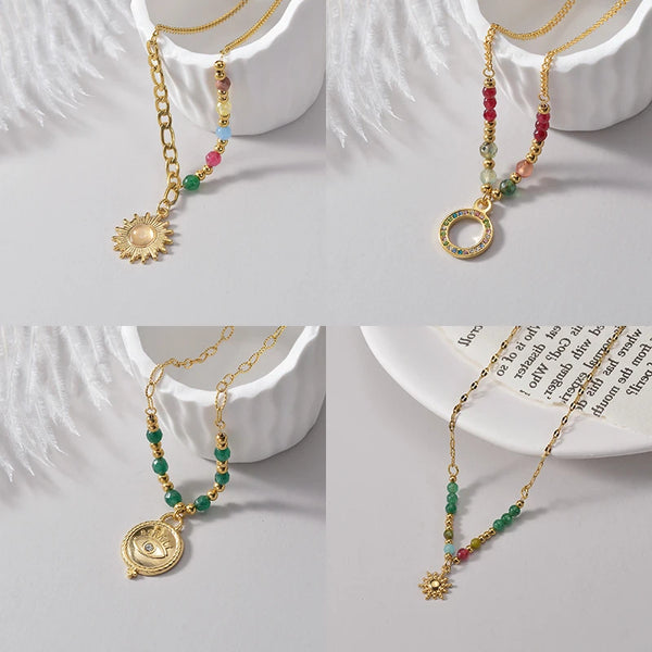 Collier Bohème Perles Colorées